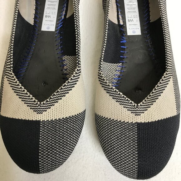 Rothy's Size 8 The Flat Plaid Round Toe Slip On Flats - Picture 14 of 15